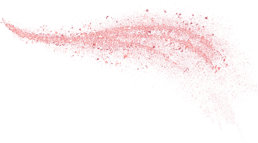 rose gold glitter curve line
