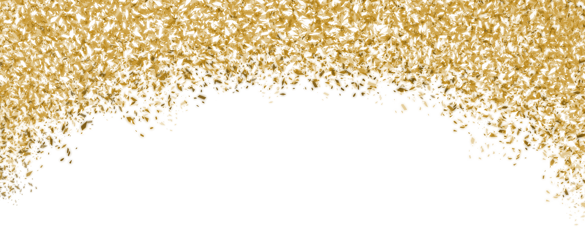 Gold Glitter Border